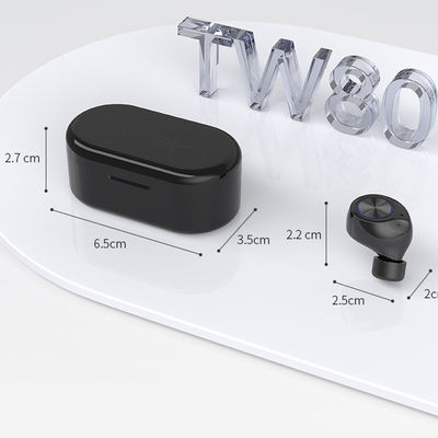 Kopfhörer der Fingerabdruck-Noten-TW80 55mAh Sweatproof Bluetooth