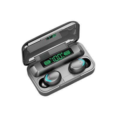 8D umgeben wahre drahtlose Kopfhörer F9 LED-Anzeige Mini Invisible Button