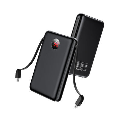LCD zeigen eingebaute Kabel-Energie-Bank 10000mAh für Android an