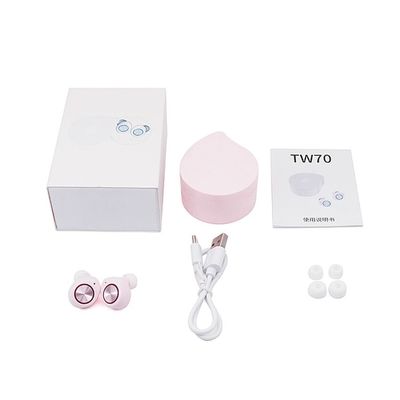 SBC AAC 123db TWS wahres drahtloses Bluetooth Earbuds mit Aufladungsfall