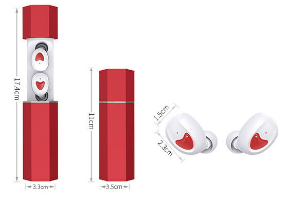 Kopfhörer 5Hours Mini Tws Wireless Earphones Invisible Bluetooth für Sport IPhone