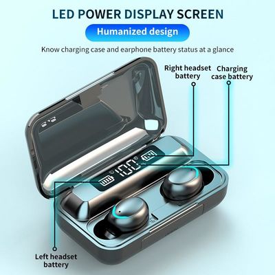 Stereo-F9 wahrer drahtloser Kopfhörer RoHs Tws Bluetooth 5,0 Earbud STouch 9D 5,0