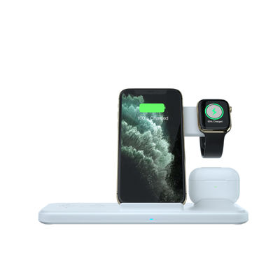 schnelles tragbares drahtloses Ladegerät 15W Qi für Uhr 8 des iPhone 11-XR X