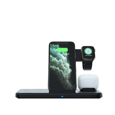 schnelles tragbares drahtloses Ladegerät 15W Qi für Uhr 8 des iPhone 11-XR X